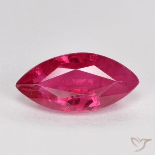 1.24ct Natural Rojo claro Rubí, Marquesa, SI