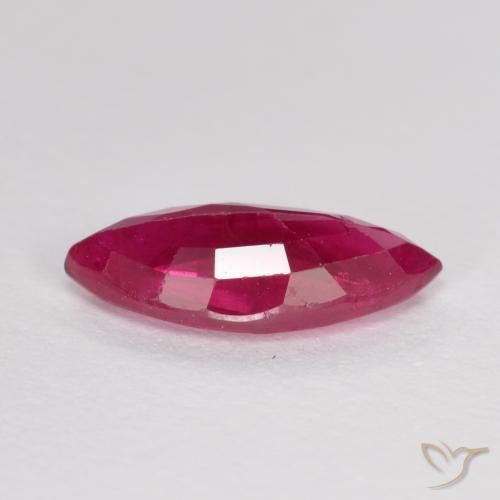 Rubí Rojo claro natural de 1.03 ct, Marquesa, SI