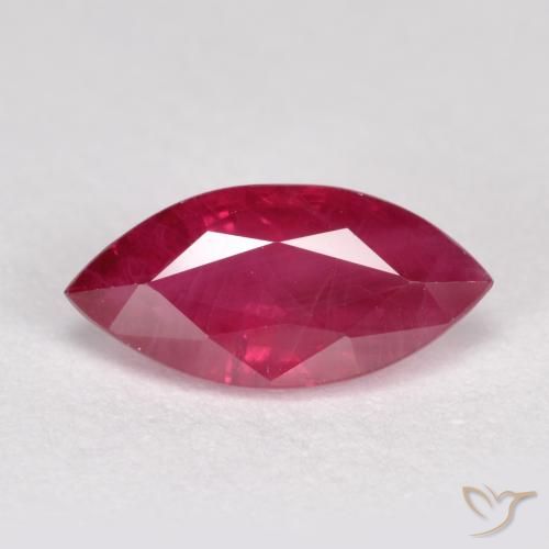 1.05ct Natural Rojo oscuro medio Rubí, Marquesa, SI