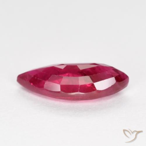 Rubí Rojo oscuro natural de 1.08 ct, Marquesa, SI