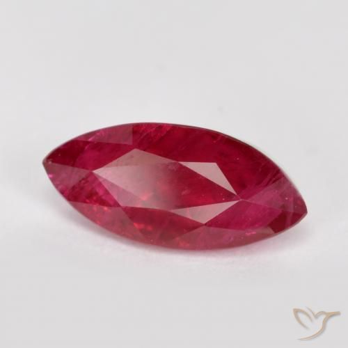Rubí Rojo oscuro natural de 1.01 ct, Marquesa, SI