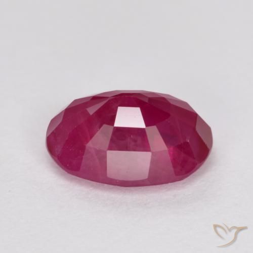 Rubí Rojo medio natural de 1.10 ct, Ovalada, VS-SI