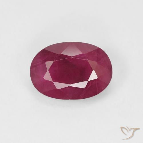 1.06ct Natural Carmesí intenso Rubí, Ovalada, VS-SI