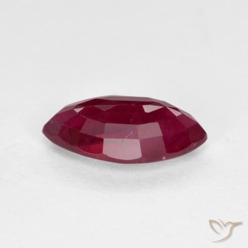 Rubí Rojo oscuro natural de 1.06 ct, Marquesa, VS-SI