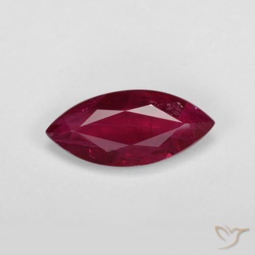 1.09ct Natural Rojo vino Rubí, Marquesa, VS-SI