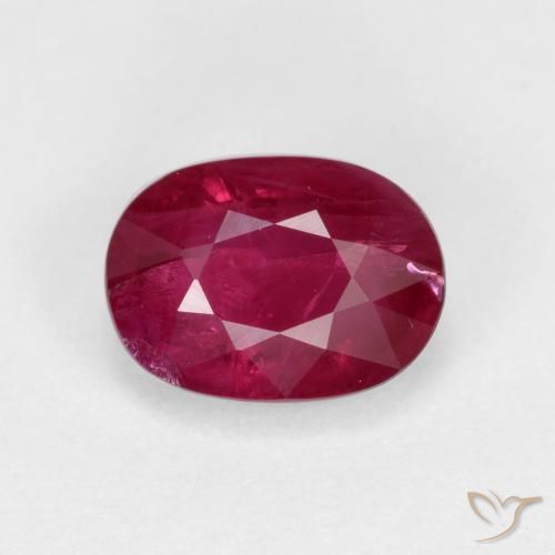1.22ct Natural Rojo medio Rubí, Ovalada, VS-SI
