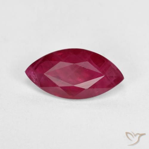Rubí Rojo sangre natural de 1.18 ct, Marquesa, VS-SI