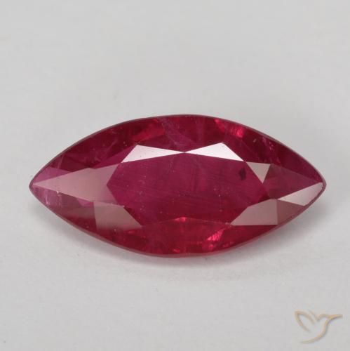 1.00ct Natural Rojo sangre Rubí, Marquesa, VS-SI