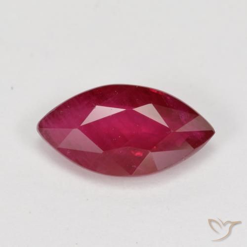 1.07ct Natural Rojo sangre Rubí, Marquesa, VS-SI