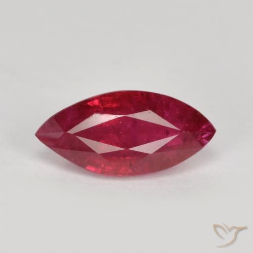 1.04ct Natural Rojo oscuro Rubí, Marquesa, VS-SI