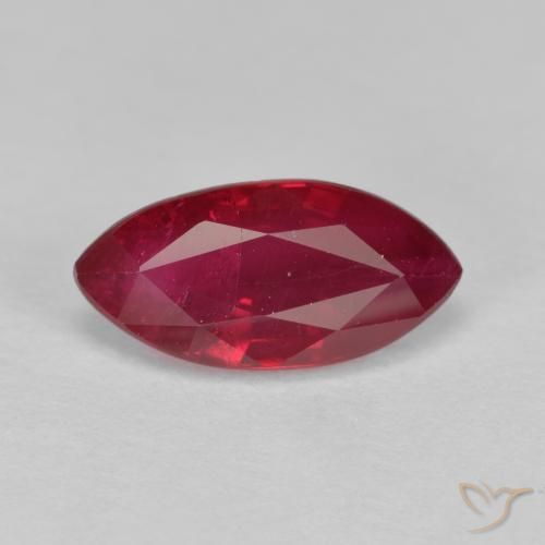 Rubí Rojo mermelada natural de 1.89 ct, Marquesa, VS-SI