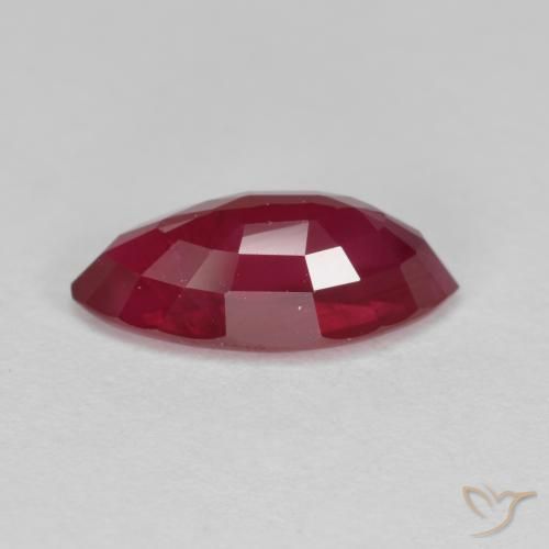Rubí Rojo mermelada natural de 1.89 ct, Marquesa, VS-SI