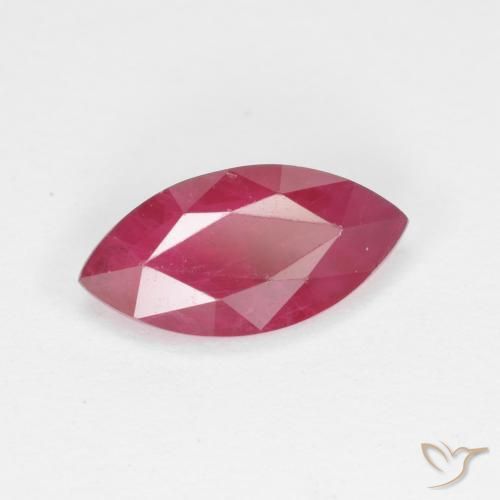 Rubí Carmesí intenso natural de 1.50 ct, Marquesa, VS-SI