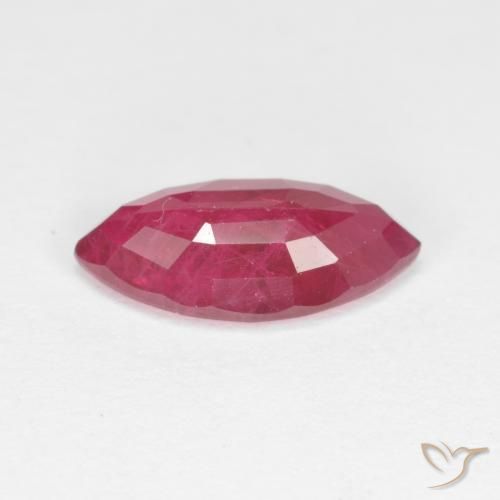 Rubí Carmesí intenso natural de 1.50 ct, Marquesa, VS-SI