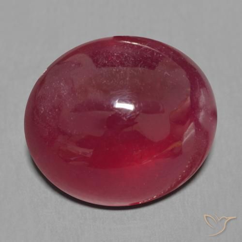 12.88ct Natural Rojo oscuro Rubí, Ovalada, Translúcido