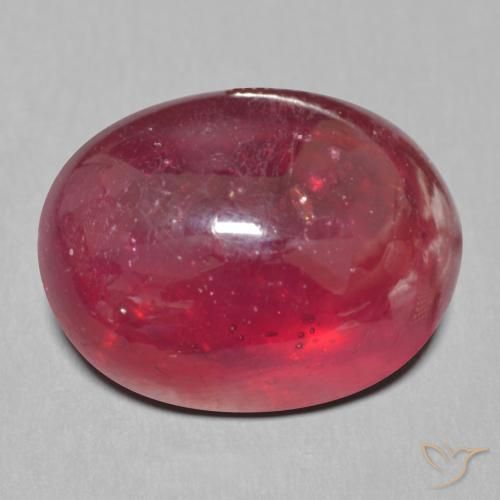 14.77ct Natural Rojo vino Rubí, Ovalada, Translúcido