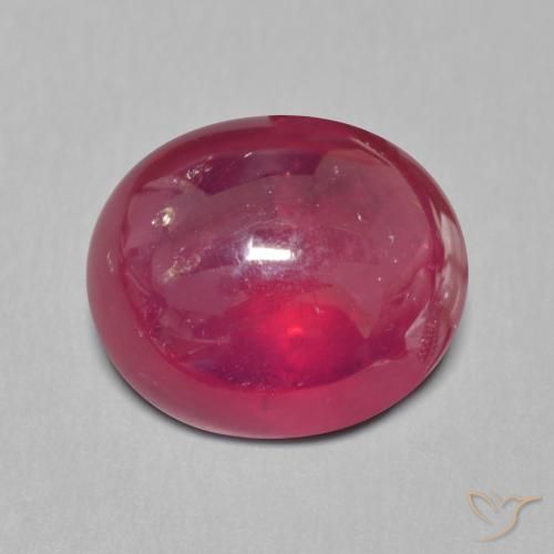 9.88ct Natural Rojo oscuro Rubí, Ovalada, Translúcido