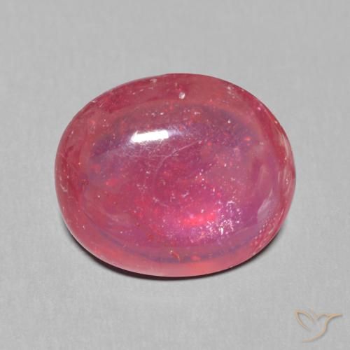 6.72ct Natural Rojo oscuro Rubí, Ovalada, Translúcido