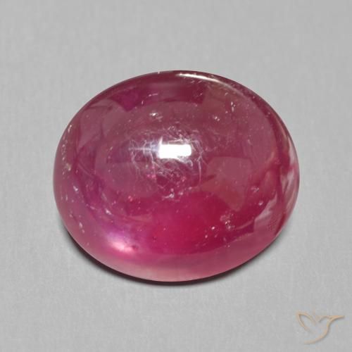 11.99ct Natural Rojo oscuro Rubí, Ovalada, Translúcido