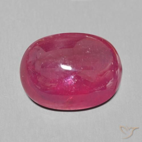 14.48ct Natural Rojo oscuro Rubí, Ovalada, Translúcido