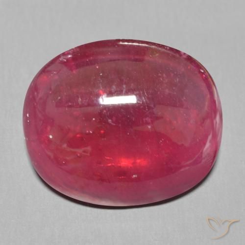 15.39ct Natural Rojo oscuro Rubí, Ovalada, Translúcido