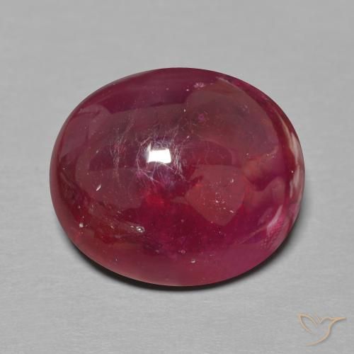 16.63ct Natural Rojo vino intenso Rubí, Ovalada, Translúcido