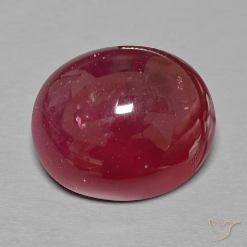20.43ct Natural Rojo oscuro Rubí, Ovalada, Translúcido