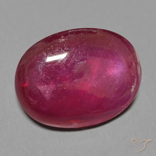 17.40ct Natural Rojo vino intenso Rubí, Ovalada, Translúcido