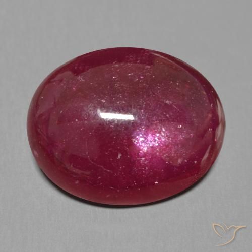 17.52ct Natural Rojo oscuro Rubí, Ovalada, Translúcido