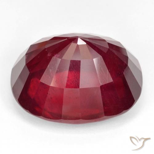 Rubí Rojo sangre natural de 53.35 ct, Ovalada, VVS-VS