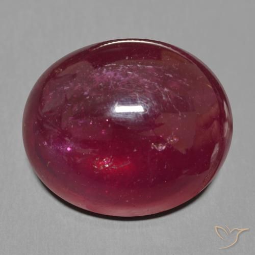 25.31ct Natural Rojo oscuro Rubí, Ovalada, Translúcido