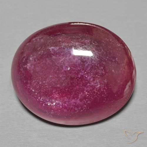 15.15ct Natural Rojo oscuro Rubí, Ovalada, Translúcido