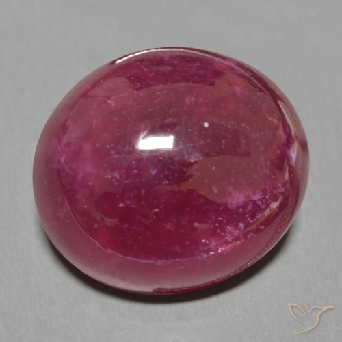 18.94ct Natural Rojo oscuro Rubí, Ovalada, Translúcido