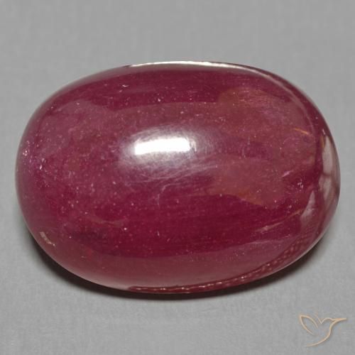 17.16ct Natural Rojo oscuro Rubí, Ovalada, Translúcido