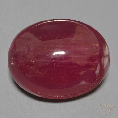 24.90ct Natural Rojo oscuro Rubí, Ovalada, Translúcido