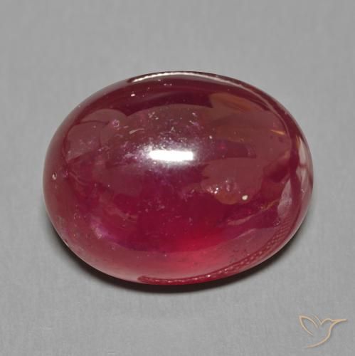 22.73ct Natural Rojo oscuro Rubí, Ovalada, Translúcido