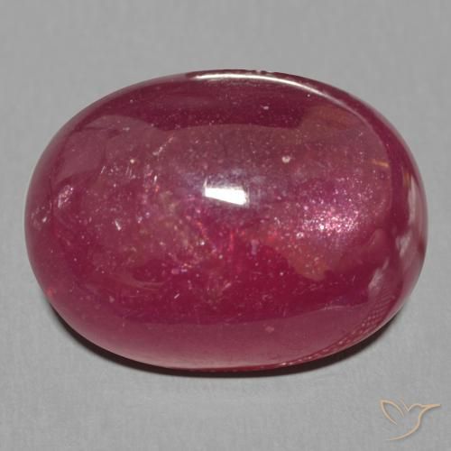 13.94ct Natural Rojo oscuro Rubí, Ovalada, Translúcido