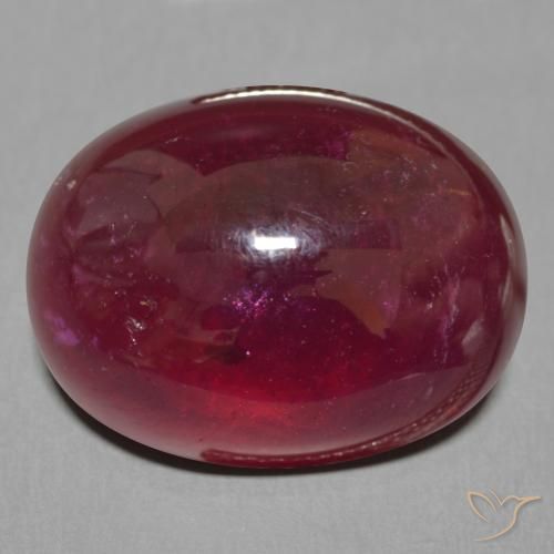 18.30ct Natural Rojo oscuro Rubí, Ovalada, Translúcido
