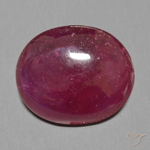 19.04ct Natural Rojo oscuro Rubí, Ovalada, Translúcido
