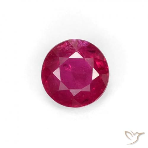 0.31ct Natural Rojo vino intenso Rubí, Redondo, VS-SI