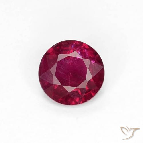 0.29ct Natural Rojo vino intenso Rubí, Redondo, VS-SI