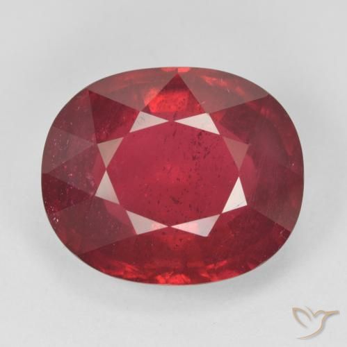 14.98ct Natural Rojo medio Rubí, Ovalada, VS