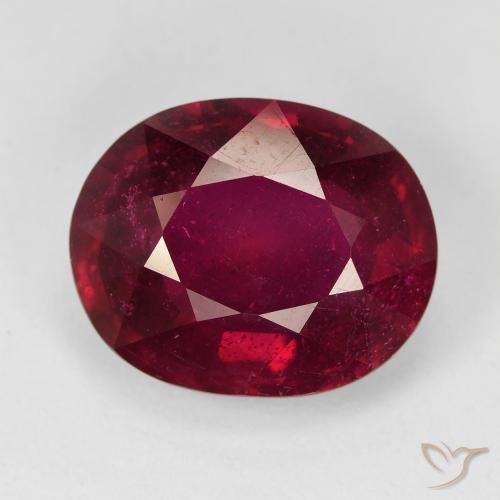 12.05ct Natural Rojo sangre Rubí, Ovalada, VS