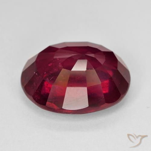 Rubí Rojo sangre natural de 12.05 ct, Ovalada, VS