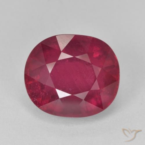 9.10ct Natural Rojo medio Rubí, Ovalada, VS