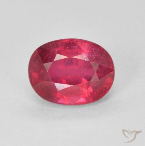 1.99ct Natural Carmesí intenso Rubí, Ovalada, VS