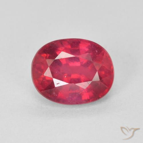 1.83ct Natural Carmesí intenso Rubí, Ovalada, VS