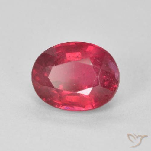 Rubí Rojo mermelada natural de 1.97 ct, Ovalada, VS
