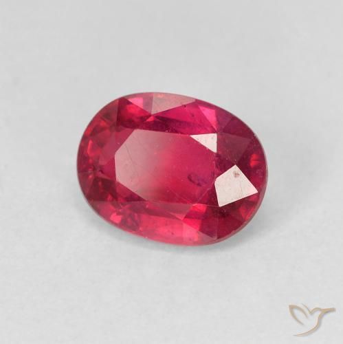 Rubí Medium Dark-Red natural de 1.94 ct, Ovalada, VS-SI