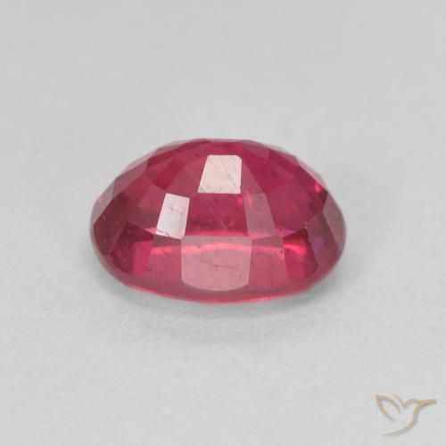 Rubí Rojo mermelada natural de 1.92 ct, Ovalada, VS